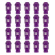 Set Tuercas OMP 7075 40 mm M14 x 1,50 20 uds Violeta