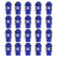 Set Tuercas OMP 7075 40 mm M14 x 1,50 20 uds Azul