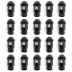 Set Tuercas OMP 7075 40 mm M14 x 1,50 20 uds Negro