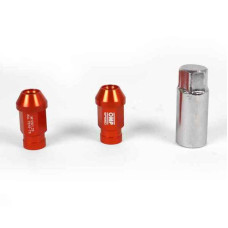 Set Tuercas OMP 7075 M12 x 1,25 40 mm 20 uds Rojo