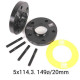 Set de Separadores OMP 5x114,3 64,1 M12 x 1,50 20 mm