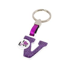 Keychain Letter V