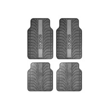 Car Floor Mat Set Sparco SPC1913GR Universal Black/Grey (4 pcs)