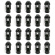 Set Nuts OMP 7075 Black 20 uds M14 x 1,25