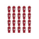 Set Tuercas OMP 7075 Rojo 20 uds M14 x 1,25
