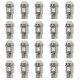 Set Tuercas OMP 7075 Antracita 20 uds M14 x 1,25