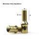 Set Tuercas OMP 27 mm Amarillo 20 uds M12 x 1,50