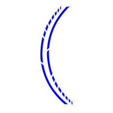 Wheel Adhesive Foliatec Blue