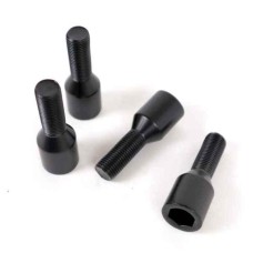 Kit de tornillos OMP OMPS09611201 M12 x 1,50 4 uds Negro