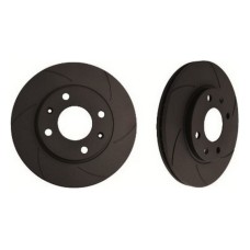 Discos de Freno Black Diamond 6KBD1204G6 Sólido Trasero 6 Rayas