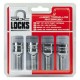 Anti-Theft Screws BC Corona 14X150 L27 17/19 Silver (4 uds)