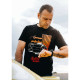 Camiseta de Manga Corta Hombre RADIKAL GERMAN PERFECTION Negro XXXL