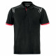 Polo de Manga Corta Sparco TECH STRETCH Negro XXL