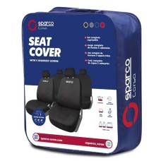 Fundas para Asientos de Coche Sparco Corsa Negro/Rojo