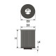Air filter Green Filters B11.70 Universal