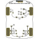 Silentblock Powerflex PFR1-819-14 Barra de Refuerzo
