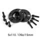 Seperators OMP OMPS08611501 5 x 110 65,1 M14 x 1,5 + M12 x 1,25 15 mm