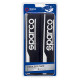 Almohadillas para Cinturón de Seguridad Sparco SPC1207BK Negro