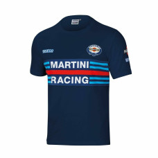 Camiseta de Manga Corta Sparco 01274MRBM4XL Azul marino
