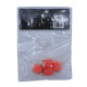 Set of Plugs and Sockets OCC Motorsport OCCLEV001 4 Units Fluorescent Red