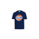 Camiseta de Manga Corta Hombre Sparco Gulf Azul marino