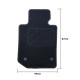 Set de Alfombrillas para Coche OCC Motorsport OCCBW0070LOG BMW G22 Serie 4 Coupe 5 Piezas