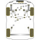 Silentblock Powerflex PFF85-420R Soporte del motor