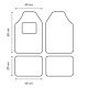 Car Floor Mat Set MOMO MOMLCM4ITBK
