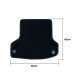 Car Floor Mat Set OCC Motorsport OCCD0007 5 Pieces