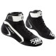 Botines Racing OMP FIRST Negro/Blanco 45