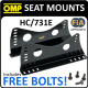 Soporte OMP HC731E Acero 2 Piezas 38 cm Negro Lateral Base de Asiento