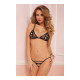 Conjunto de Lencería Seven Til Midnight Negro