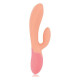 Vibrador Doble Estimulación Rianne S Essentials Xena Rabbit Naranja Coral