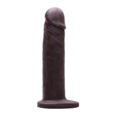 Consolador Realista Tantus Vibrador Con relieve Silicona Marrón oscuro