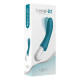 Vibrador Punto G Liebe Bend It Azul oscuro Azul Océano 30 x 40 cm