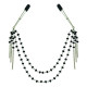Midnight Black Jeweled Nipple Clips Sportsheets SS520-31