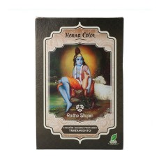 Semi-permanent Colourant Radhe Shyam Dark Brown Henna Powdered (100 g)