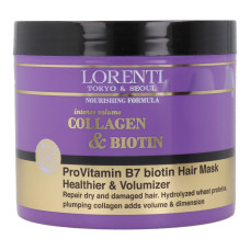 Mascarilla Capilar Lorenti Collagen & Biotin 500 ml