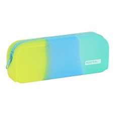 Estuche Escolar Safta Azul Verde Amarillo (18.5 x 7.5 x 5.5 cm)