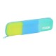 School Case Safta Blue Green Yellow (20 x 5.5 x 2 cm)