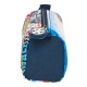 School Case Hot Wheels Challenge Multicolour Navy Blue (21 x 8 x 7 cm)