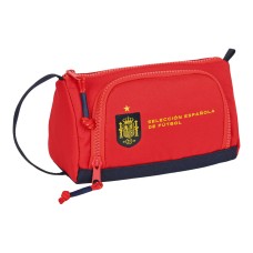 Estuche Escolar RFEF Azul Rojo 20 x 11 x 8.5 cm (32 Piezas)