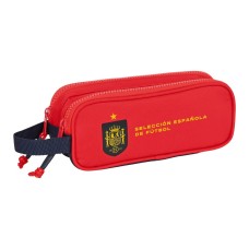 Estuche Escolar RFEF Rojo Azul (21 x 8 x 6 cm)