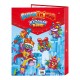 Ring binder SuperThings Kazoom Kids Red Light Blue A4 (25 mm)