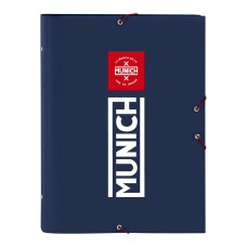 Organiser Folder Munich Storm Navy Blue A4 (26 x 33.5 x 4 cm)