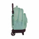 Mochila Escolar con Ruedas Compact BlackFit8 M918 Turquesa (33 x 45 x 22 cm)