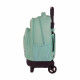 Mochila Escolar con Ruedas Compact BlackFit8 M918 Turquesa (33 x 45 x 22 cm)