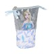 Estuche Frozen Memories Azul Blanco (8 x 19 x 6 cm)