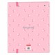 Ring binder Safta CorazÓn A4 Pink (27 x 32 x 3.5 cm)