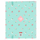 Carpeta de anillas Glow Lab Pepa A4 Verde (27 x 32 x 3.5 cm)